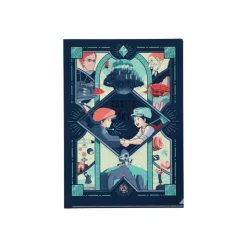 Online Art Déco Clear Folder A4 - Castle in the Sky Storage