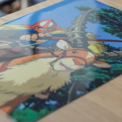Online A4 size Clear Folder Ashitaka and Yakul - Princess Mononoke Storage
