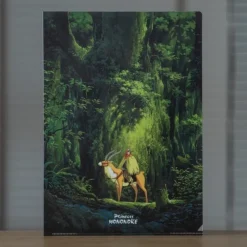 Sale A4 size Clear Folder Ashitaka in the woods - Princess Mononoke Storage
