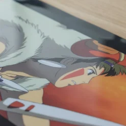 A4 Size Clear Folder The fight - Princess Mononoke Storage