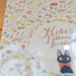 Outlet A4 size Clear with 3 flaps Flowers - Kiki’s Delivery Service Storage