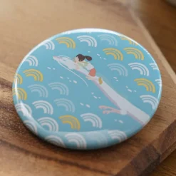 Clearance Badge Chihiro & Haku dragon - Spirited Away Badges