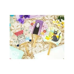 Bamboo Fan & Letter Set Jiji with Lemon - Kiki's Delivery Service Accessories