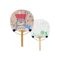 New Bamboo Fan & Letter Set Totoro with Watermelon - My Neighbor Totoro Accessories
