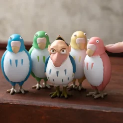 Best Bobble head Figurine Green Parakeet - The Boy and the Heron Toys