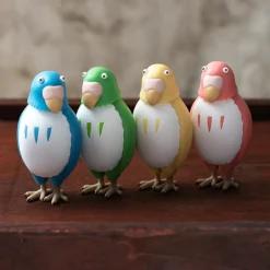 Bobble head Figurine Red Parakeet - The Boy and the Heron Toys