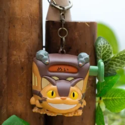 Catbus destination Kurukuru keyring - My Neighbour Totoro Keychains