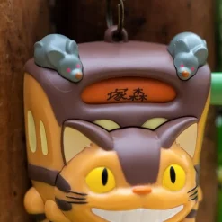 Catbus destination Kurukuru keyring - My Neighbour Totoro Keychains