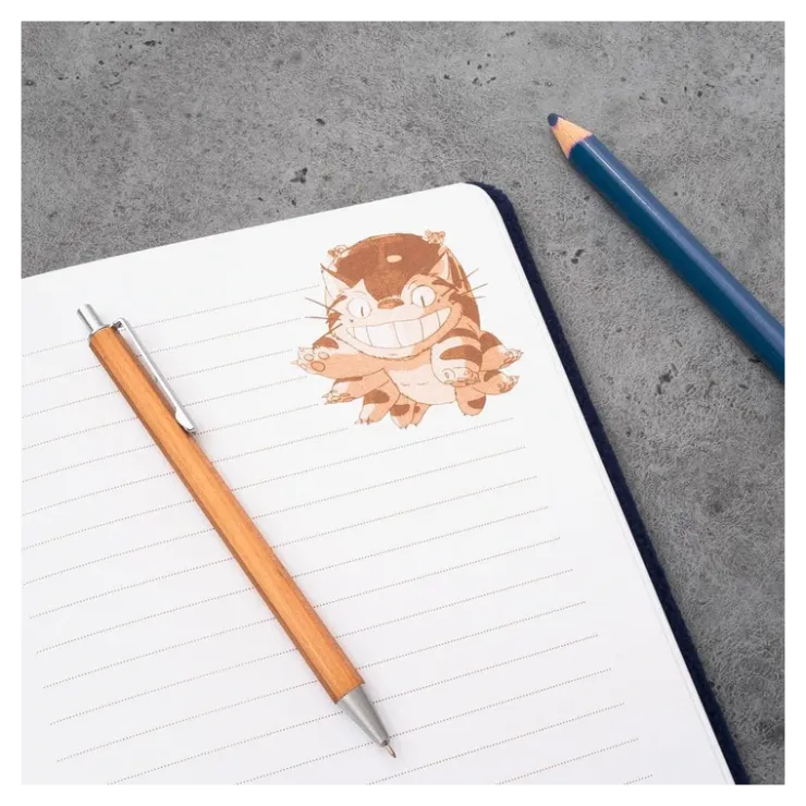 Hot Catbus Plush Journal - My Neighbor Totoro Notebooks And Notepads