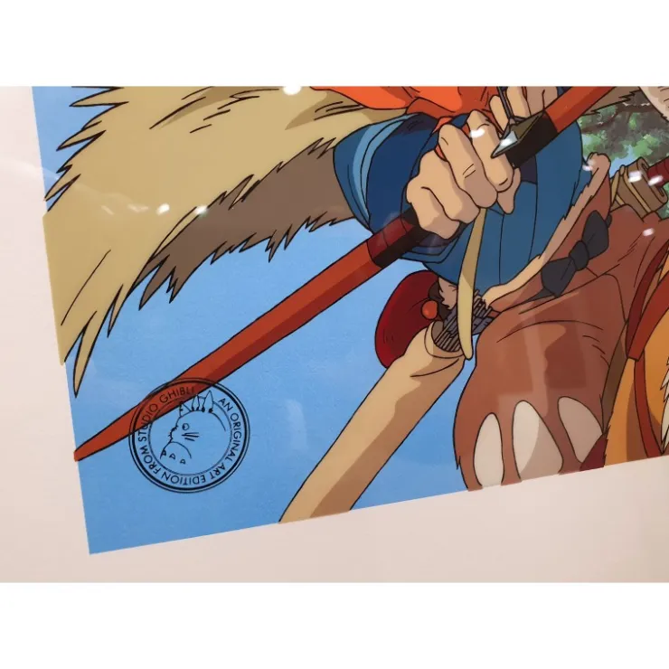 Best CEL ART ASHITAKA GOES TO BATTLE - STUDIO GHIBLI Cel Art - Studio Ghibli