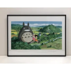CEL ART TOTORO ON A SUMMER DAY - STUDIO GHIBLI Cel Art - Studio Ghibli