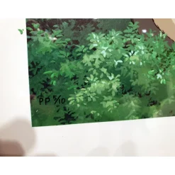 CEL ART TOTORO ON A SUMMER DAY - STUDIO GHIBLI Cel Art - Studio Ghibli