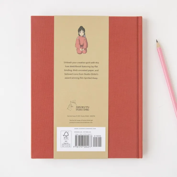 Clearance Chihiro & No Face Cloth Sketchbook - Spirited Away Notebooks And Notepads