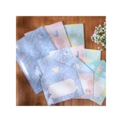 New Clear Folder & Letter Set Buttercup - My Neighbor Totoro Postcards And Letter Papers