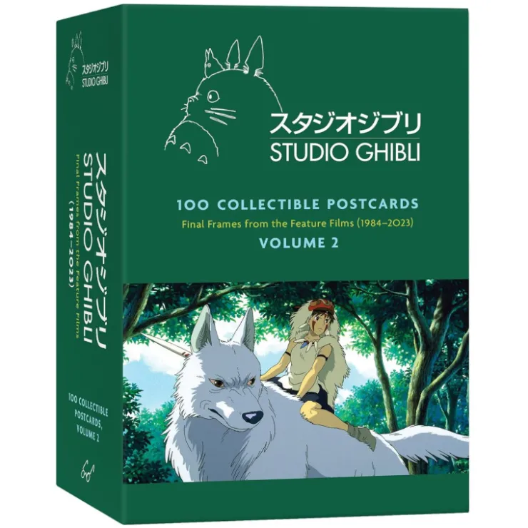 Sale 100 Collectible Postcards Box serie 2 - Studio Ghibli Postcards And Letter Papers