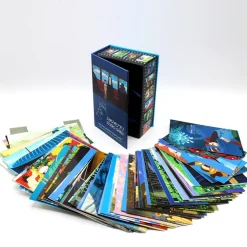 100 Collectible Postcards Box serie 1 - Studio Ghibli Postcards And Letter Papers