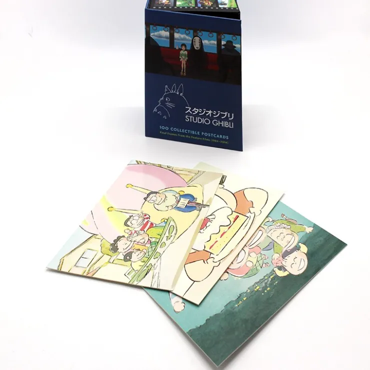 100 Collectible Postcards Box serie 1 - Studio Ghibli Postcards And Letter Papers