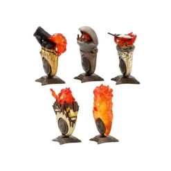 Collection Calcifer Assorted 6 Rings - Howl's Moving Castle Figurines