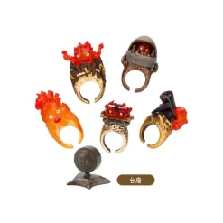 Online Collection Calcifer 1 Blind Ring - Howl’s Moving Castle Figurines