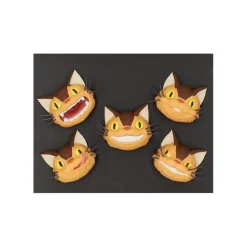 Clearance Collection Catbus faces Assorted 6 Magnets - My neighbor Totoro Magnets