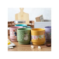 Clearance Coloful embossed mug Kiki Chihiro & Haku - Spirited Away Kitchenware