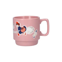 Clearance Coloful embossed mug Kiki on her broom - Kiki's Delivery Service Kitchenware