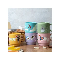 Discount Coloful embossed mug Totoro Holding Umbrella - My Neighbor Totoro Kitchenware