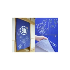 Clearance Curtain Aburaya Blue - Spirited Away Wall Decoration