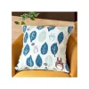 Online Cushion Big Totoro Blue & Green leaves 45x45 cm - My Neighbour Totoro Furniture
