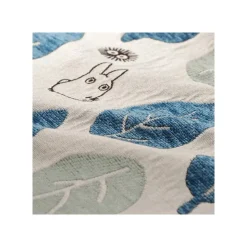 Online Cushion Big Totoro Blue & Green leaves 45x45 cm - My Neighbour Totoro Furniture