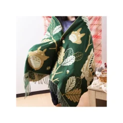 Outlet Dark Green Stole Oak leaves - My Neighbor Totoro Outfits