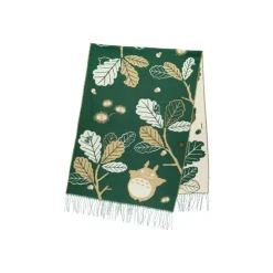 Outlet Dark Green Stole Oak leaves - My Neighbor Totoro Outfits