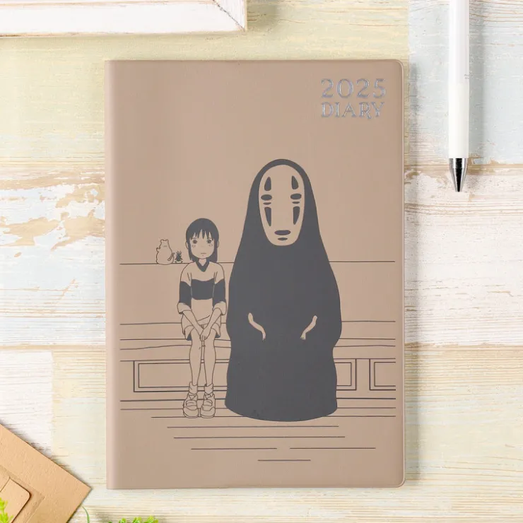 Hot 2025 Diary Chihiro & No Face on the train - Spirited Away Schedule Diaries And Calendars