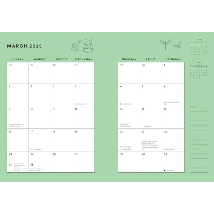 Online 2025 Diary - My Neighbor Totoro Schedule Diaries And Calendars