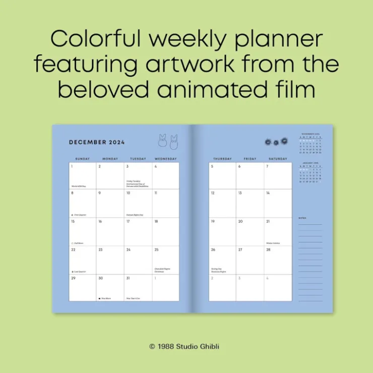 Online 2025 Diary - My Neighbor Totoro Schedule Diaries And Calendars