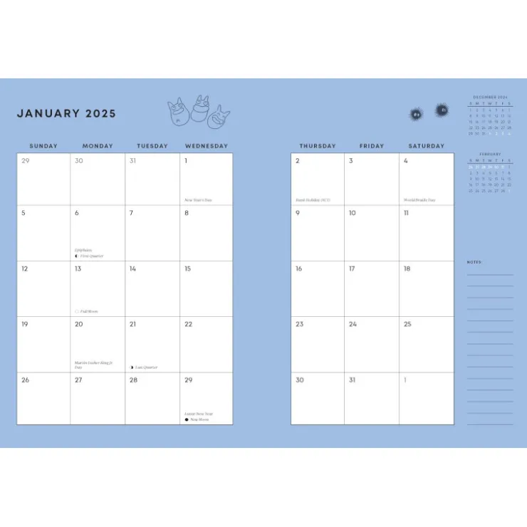 Online 2025 Diary - My Neighbor Totoro Schedule Diaries And Calendars