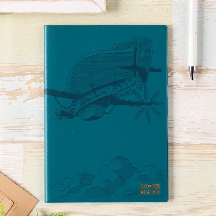 Outlet 2025 Diary Tiger Moth - Castle in the Sky Schedule Diaries And Calendars