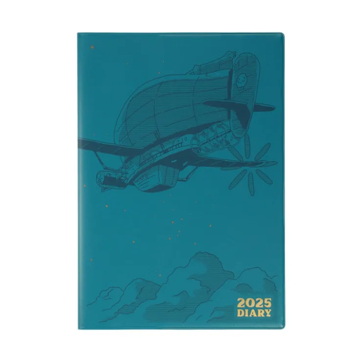 Outlet 2025 Diary Tiger Moth - Castle in the Sky Schedule Diaries And Calendars