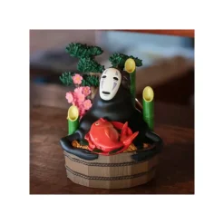 Online Diorama No Face Golden bucket & bamboos - Spirited Away Décoration