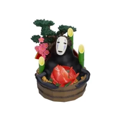 Online Diorama No Face Golden bucket & bamboos - Spirited Away Décoration