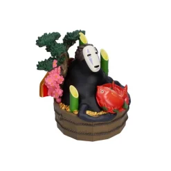 Online Diorama No Face Golden bucket & bamboos - Spirited Away Décoration