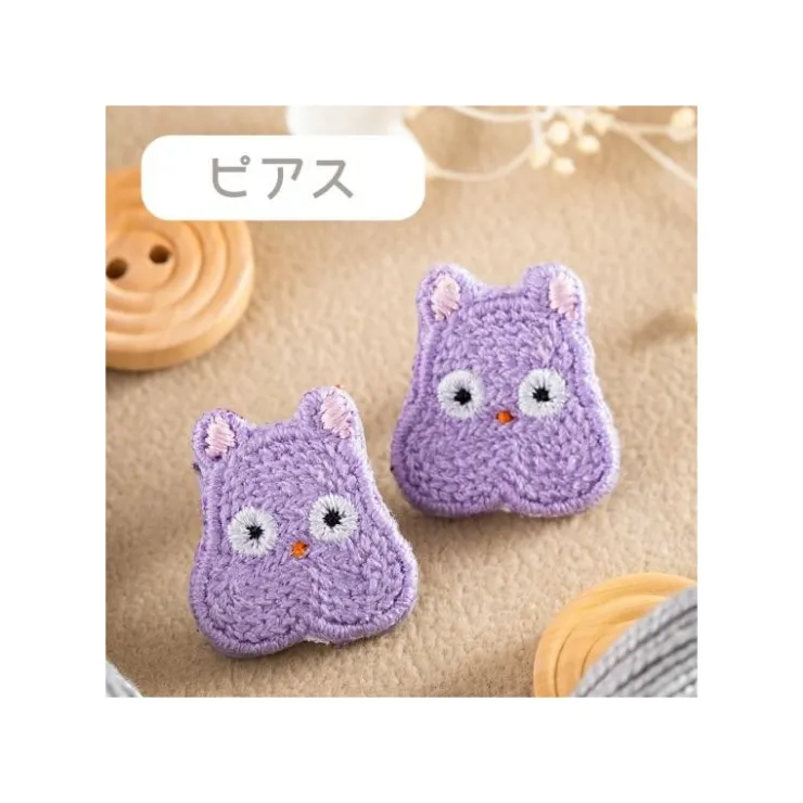 Sale Earrings Embroidery serie Boh mouse - Sprited Away Jewellery
