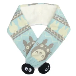 Discount ECHARPE A POMPONS HIVER BLEU – MON VOISIN TOTORO Outfits