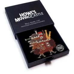 Online Embroidered Jewel Brooch Castle - Howl’s Moving Castle Pins