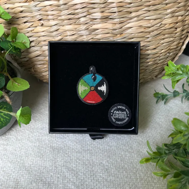 Online Embroidered Jewel Brooch Door dial - Howl’s Moving Castle Pins