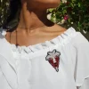 Hot Embroidered Jewel Brooch Great Forest Spirit - Princess Mononoke Pins
