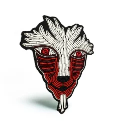 Hot Embroidered Jewel Brooch Great Forest Spirit - Princess Mononoke Pins
