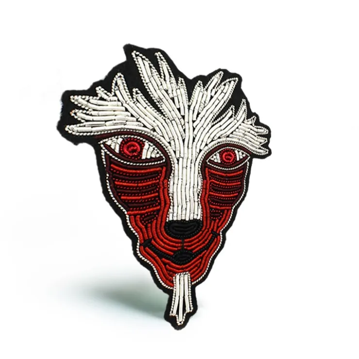 Hot Embroidered Jewel Brooch Great Forest Spirit - Princess Mononoke Pins