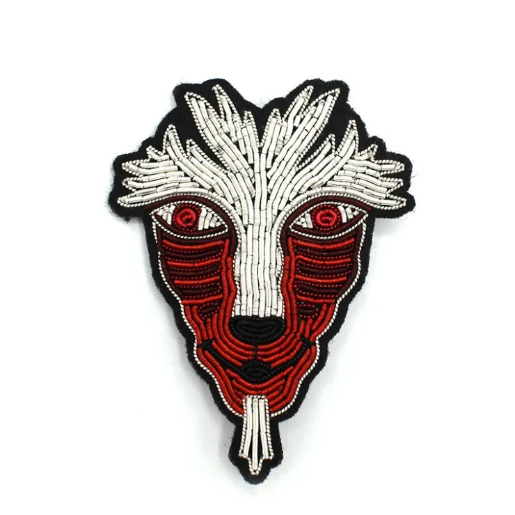 Hot Embroidered Jewel Brooch Great Forest Spirit - Princess Mononoke Pins