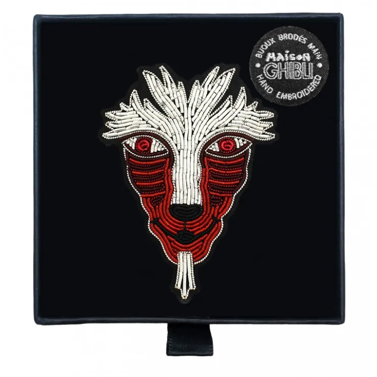 Hot Embroidered Jewel Brooch Great Forest Spirit - Princess Mononoke Pins